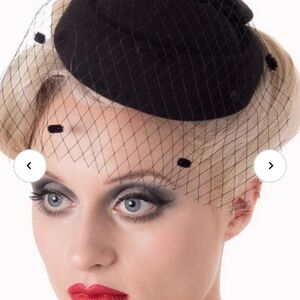 Vintage Style Pillbox Hat Fascinator with Birdcage Veil - 6 Colors